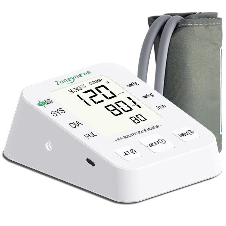 Medical CE Approved Wholesale Portable Automatic Large LCD Display BPM Sphygmomanometer With Large Size
